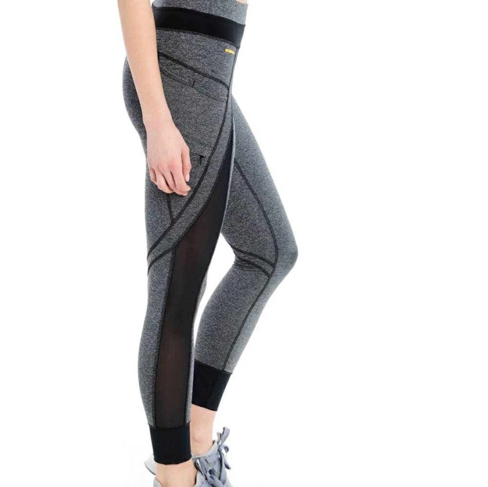 Lole Burst Pants Black Noise Leggings Small Activewear Yoga